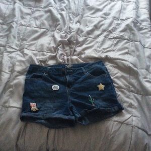 Justice Shorts With Patches